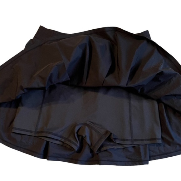 Hype And Vise black high waist mini skirt with built in shorts GAME DAY OK ST - Picture 3 of 13